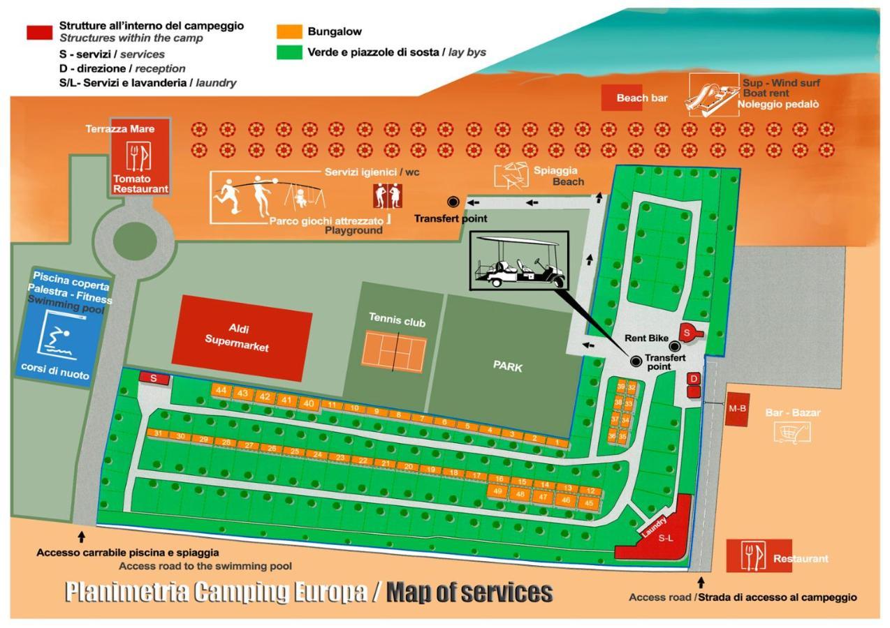 Villaggio Camping Europa Sottomarina Buitenkant foto
